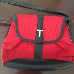 Tiffany & Co. Vintage Red and Black Handbag